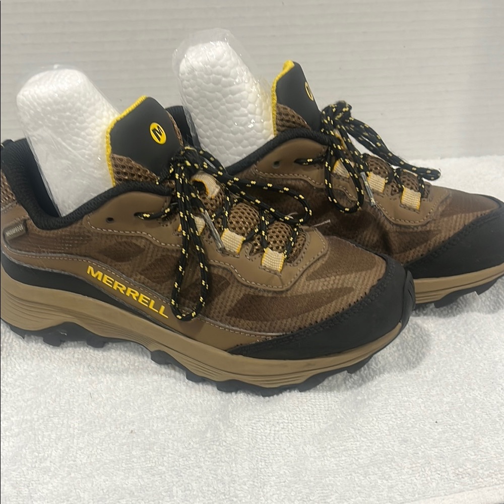 Merrell Brown and Black Sneakers with Durable Design